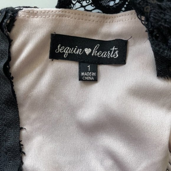 Black Stretch Lace Dress Size 1 - Picture 7 of 7